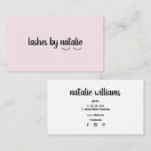 Carte de visite de cil (Devant / Derrière)