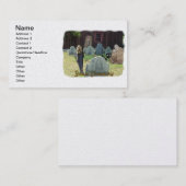 Carte de visite de cimetière de goule (Devant / Derrière)