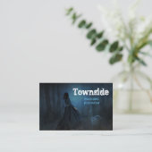 Carte de visite de cimetière du paranormal (Debout devant)