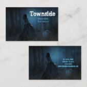 Carte de visite de cimetière du paranormal (Devant / Derrière)