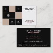 Carte de visite de cinq photos (Devant / Derrière)