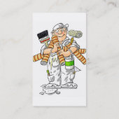 Carte de visite de cintre de papier peint (Dos)