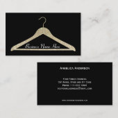 Carte de visite de cintre de parties scintillantes (Devant / Derrière)