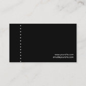 Carte de visite de citron-bowTie (Dos)