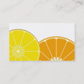 Carte de visite de Citrus Company (Dos)