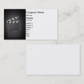 Carte de visite de clapet de film (Devant / Derrière)