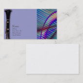 Carte de visite de clarinette (Devant / Derrière)