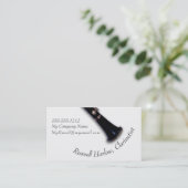 Carte de visite de clarinette (Debout devant)