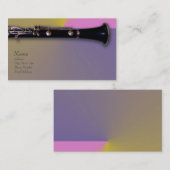 Carte de visite de clarinette (Devant / Derrière)