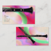 Carte de visite de clarinette (Devant / Derrière)