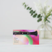 Carte de visite de clarinette (Debout devant)