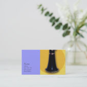 Carte de visite de clarinette pour (Debout devant)