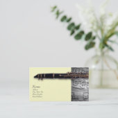 Carte de visite de clarinette pour (Debout devant)