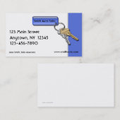 Carte de visite de clés (Devant / Derrière)