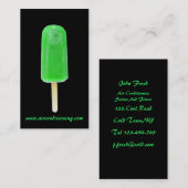 Carte de visite de climatisation (Devant / Derrière)