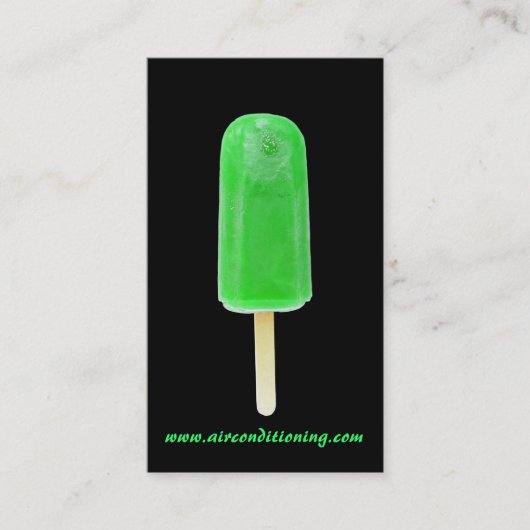 Carte de visite de climatisation (Devant)