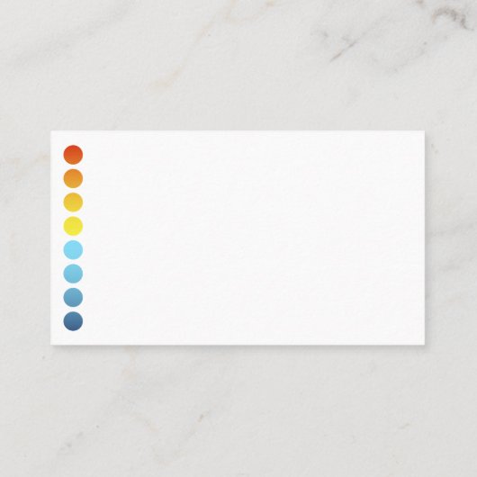 Carte de visite de climatisation (Dos)