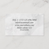 Carte de visite de clinique vétérinaire (Dos)