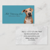 Carte de visite de clinique vétérinaire (Devant / Derrière)