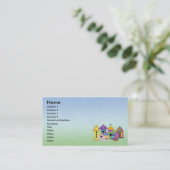 Carte de visite de cluster Birdhouse avec Arrière  (Debout devant)