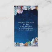 Carte de visite de cluster de cristaux de guérison (Dos)