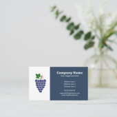 Carte de visite de cluster de raisins (Debout devant)