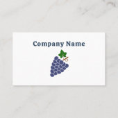 Carte de visite de cluster de raisins (Dos)