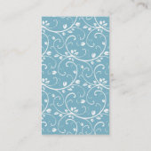 Carte de visite de Clutch de bleu et de noir (Dos)