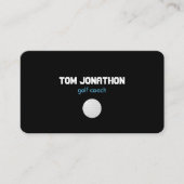 Carte de visite de coach de golf professionnel (Devant)