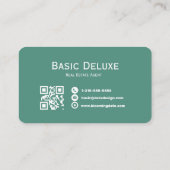 Carte de visite de coach de vie avec logo/code QR (Dos)