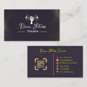 Carte de visite de coach sportif (Devant / Derrière)