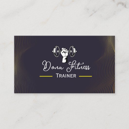 Carte de visite de coach sportif (Devant)