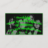 Carte de visite de cobra d'enfant (Dos)