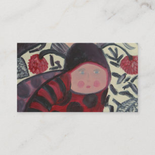 Carte de visite de coccinelle