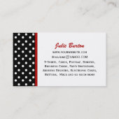 Carte de visite de coccinelle (Dos)