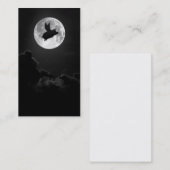 carte de visite de cochon volant nocturne (Devant / Derrière)