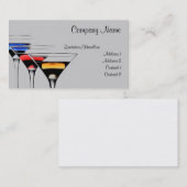 Carte de visite de cocktail (Devant / Derrière)