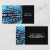 Carte de visite de code binaire (Devant / Derrière)