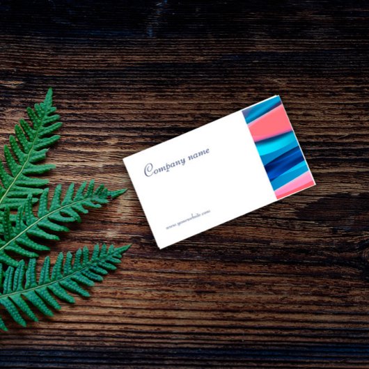 Carte de visite de code QR abstrait minimal