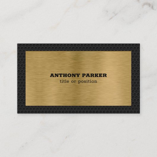 Carte de visite de code QR Arrière - plan Black Me (Devant)