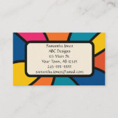 Carte de visite de code QR audacieux, artistique e (Devant)