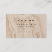 Carte de visite de code QR de construction de char (Dos)