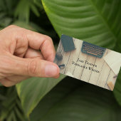 Carte de visite de code QR du bureau de machine à 