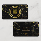 carte de visite de code qr du concepteur graphique (Devant / Derrière)