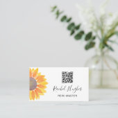 Carte de visite de code QR Master Reiki (Debout devant)