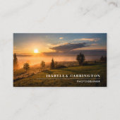 Carte de visite de code QR photo minimal (Devant)