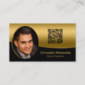 Carte de visite de code QR photo professionnel per (Devant)