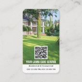 Carte de visite de code QR pour l'entretien de la  (Devant)