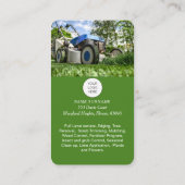 Carte de visite de code QR pour l'entretien de la  (Dos)