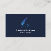 Carte de visite de code QR Quill Notarial Mobile (Devant)